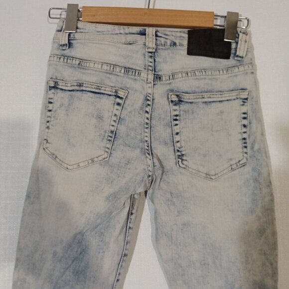 Rue 21 Jeans Mens 26/30 Distressed Stretch Denim Premium Skinny - Picture 7 of 8